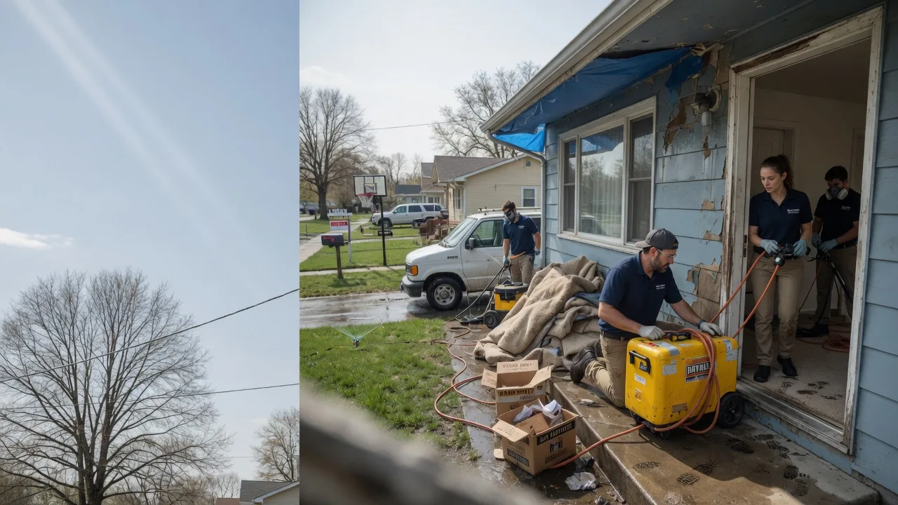 Basement Flood Cleanup in Bally, PA near me